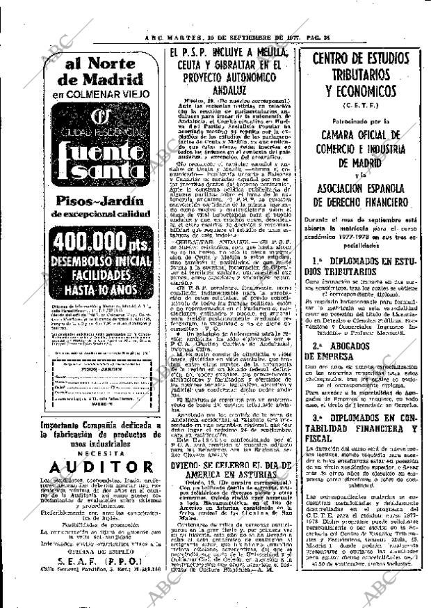 ABC MADRID 20-09-1977 página 40