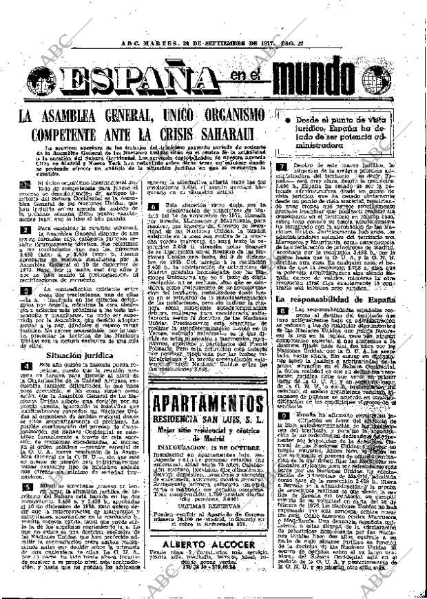 ABC MADRID 20-09-1977 página 43