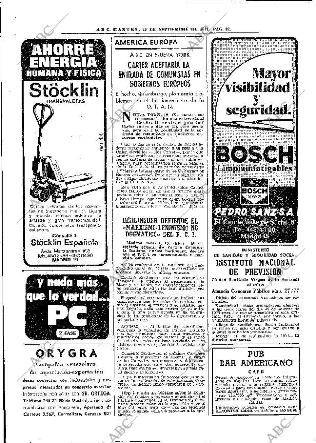 ABC MADRID 20-09-1977 página 48