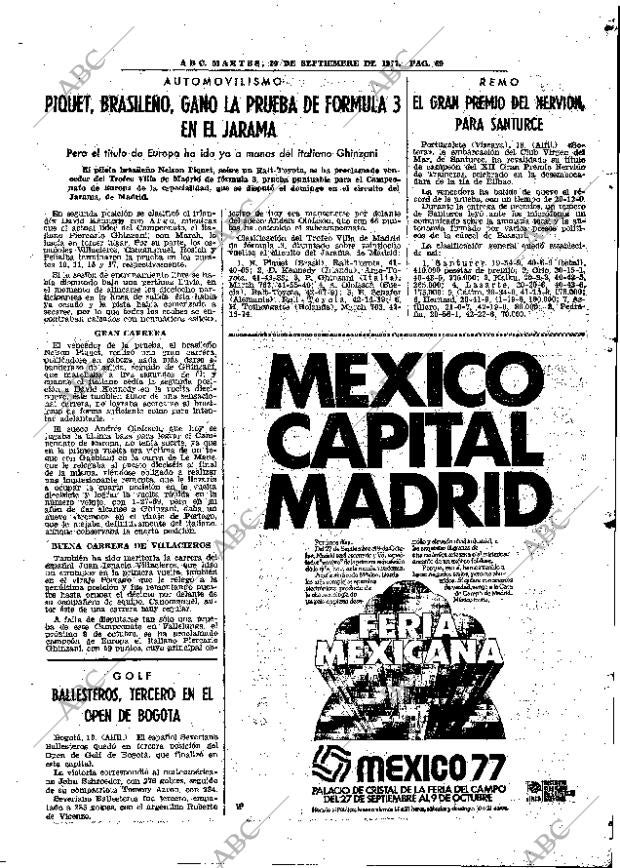 ABC MADRID 20-09-1977 página 85