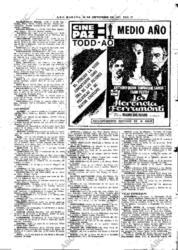 ABC MADRID 20-09-1977 página 93