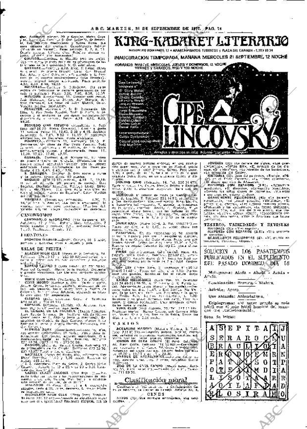 ABC MADRID 20-09-1977 página 94