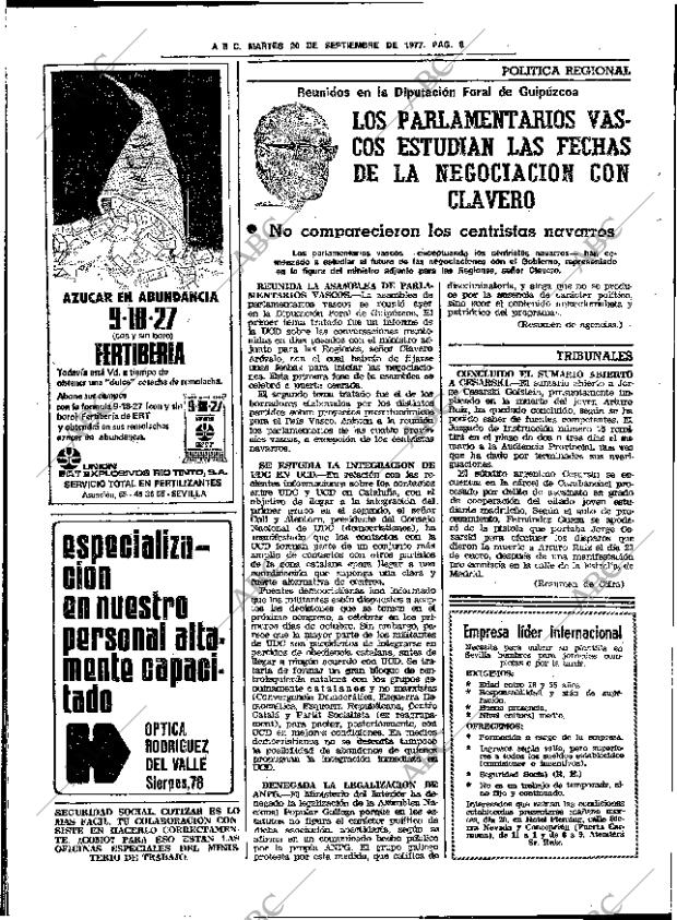 ABC SEVILLA 20-09-1977 página 30