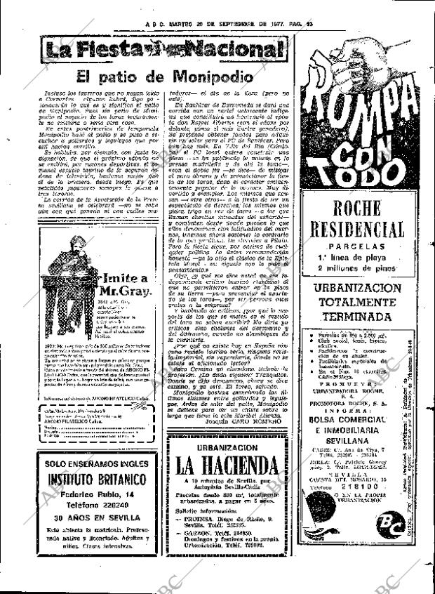 ABC SEVILLA 20-09-1977 página 55