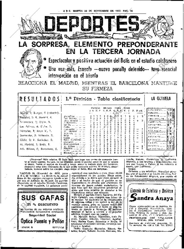 ABC SEVILLA 20-09-1977 página 57