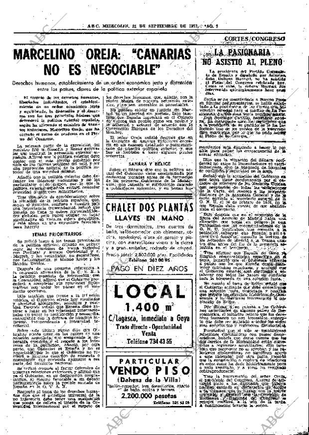 ABC MADRID 21-09-1977 página 21