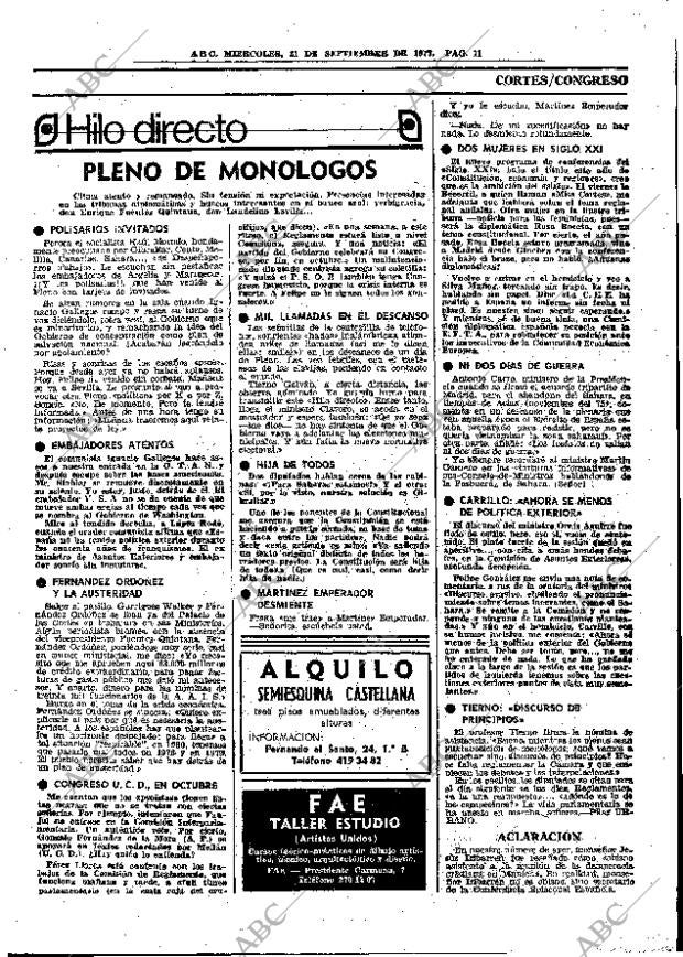 ABC MADRID 21-09-1977 página 23