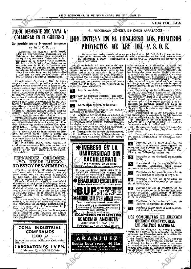 ABC MADRID 21-09-1977 página 27