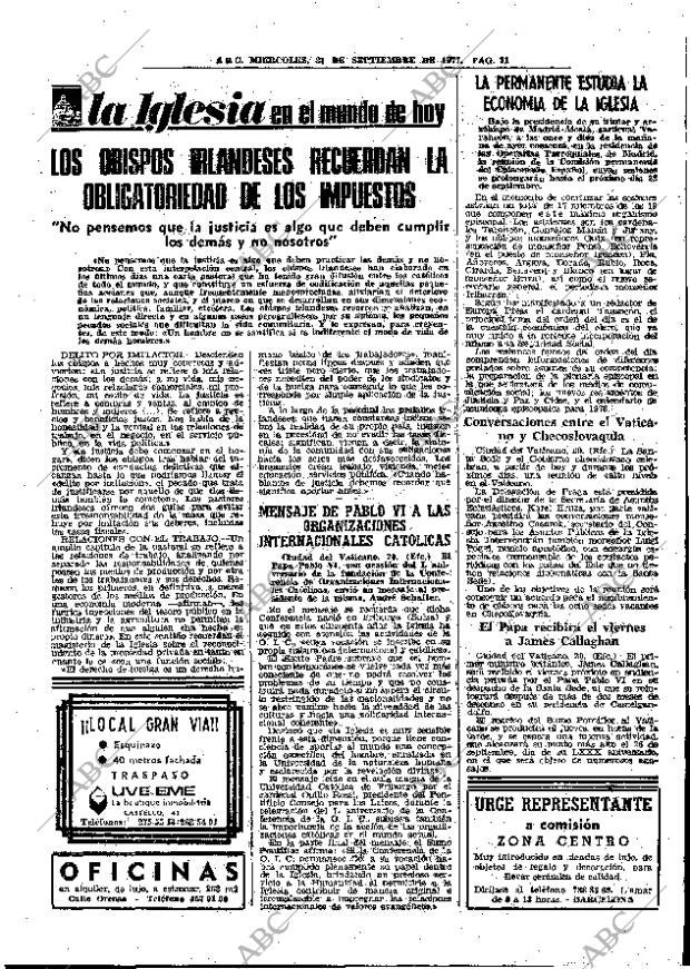 ABC MADRID 21-09-1977 página 43