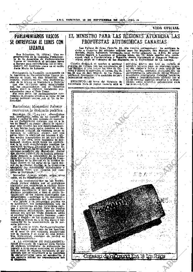 ABC MADRID 25-09-1977 página 23