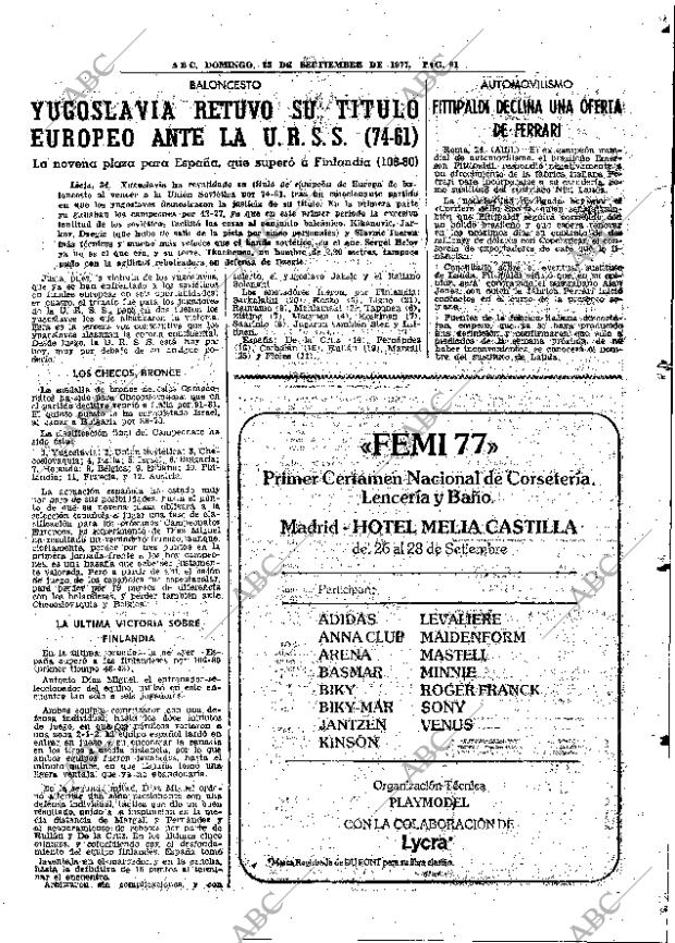 ABC MADRID 25-09-1977 página 69