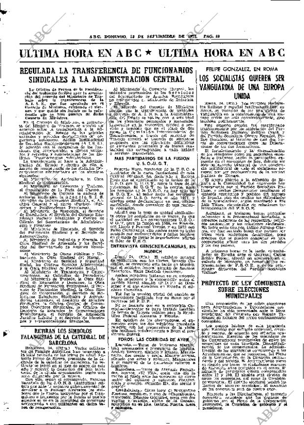 ABC MADRID 25-09-1977 página 96