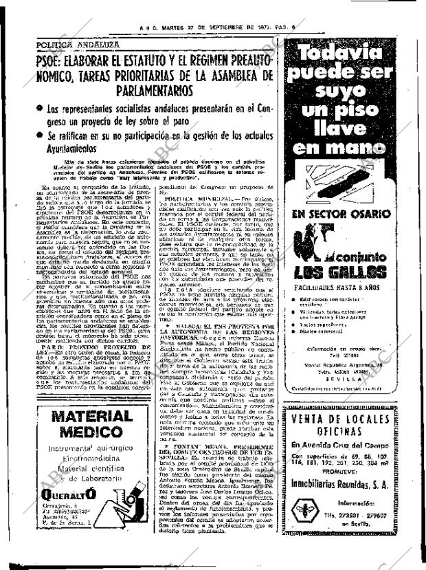 ABC SEVILLA 27-09-1977 página 21