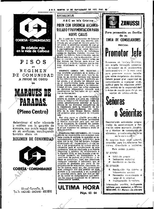 ABC SEVILLA 27-09-1977 página 32