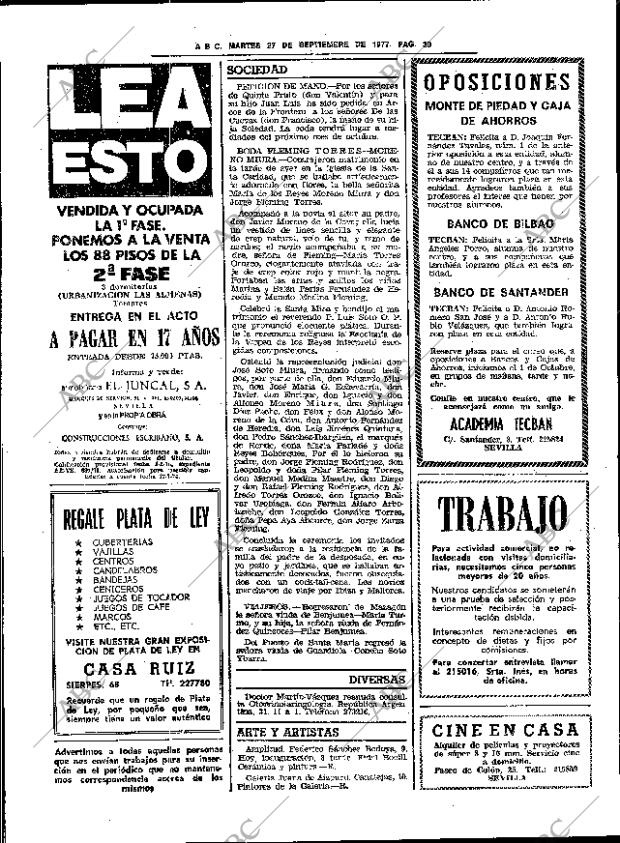 ABC SEVILLA 27-09-1977 página 42