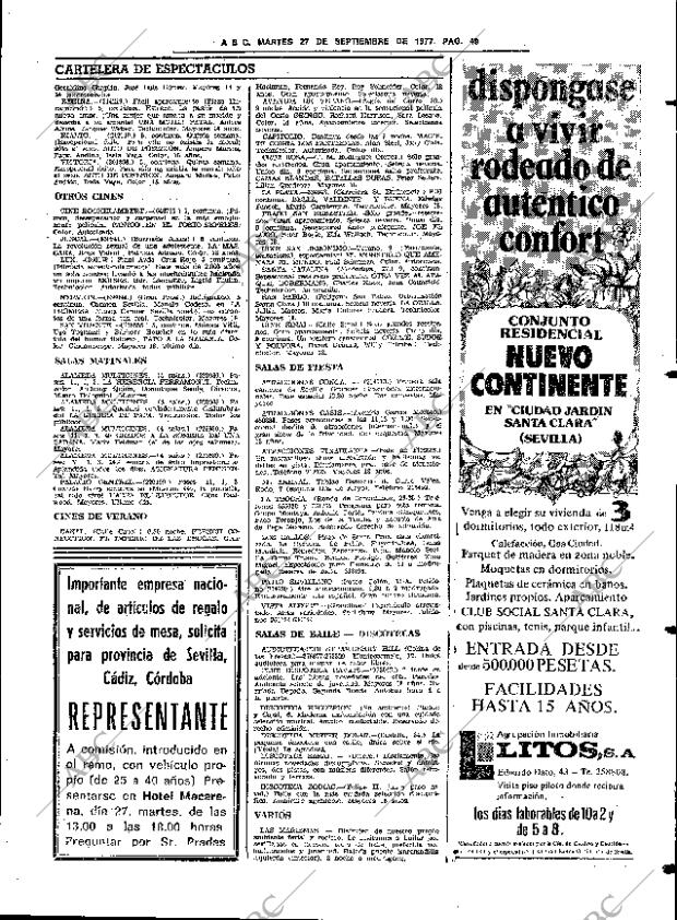 ABC SEVILLA 27-09-1977 página 61