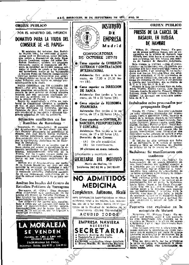 ABC MADRID 28-09-1977 página 22