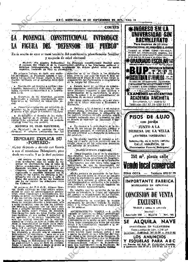 ABC MADRID 28-09-1977 página 25