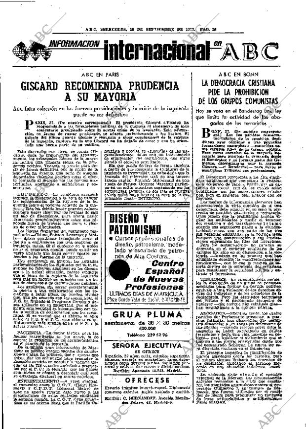 ABC MADRID 28-09-1977 página 40