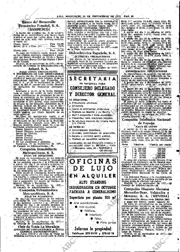 ABC MADRID 28-09-1977 página 61