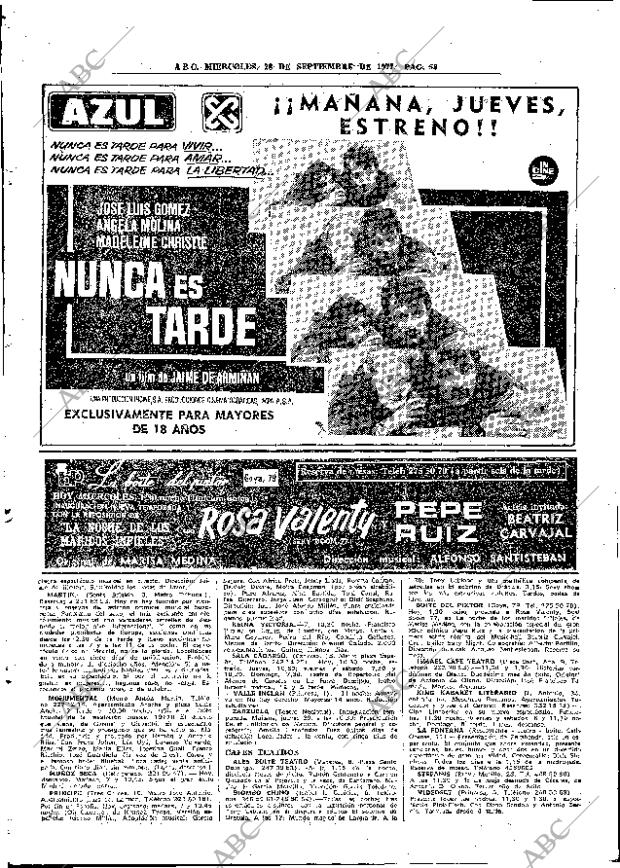 ABC MADRID 28-09-1977 página 70