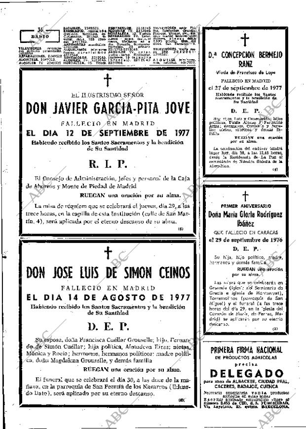 ABC MADRID 28-09-1977 página 88