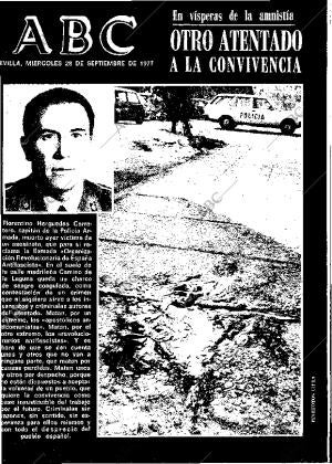 ABC SEVILLA 28-09-1977 página 1
