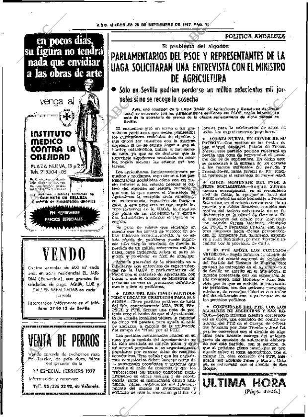 ABC SEVILLA 28-09-1977 página 18