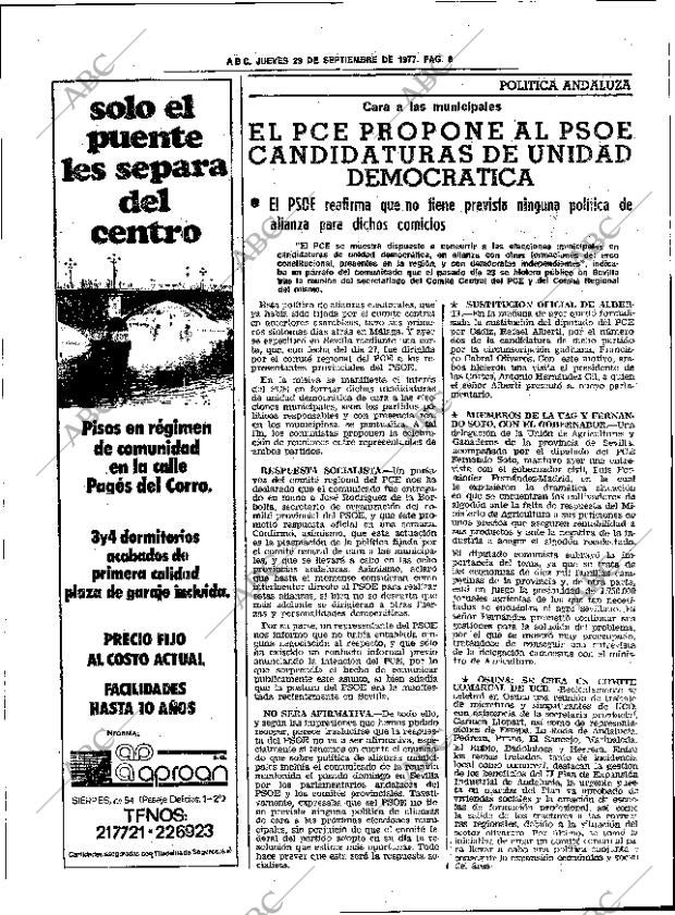 ABC SEVILLA 29-09-1977 página 16