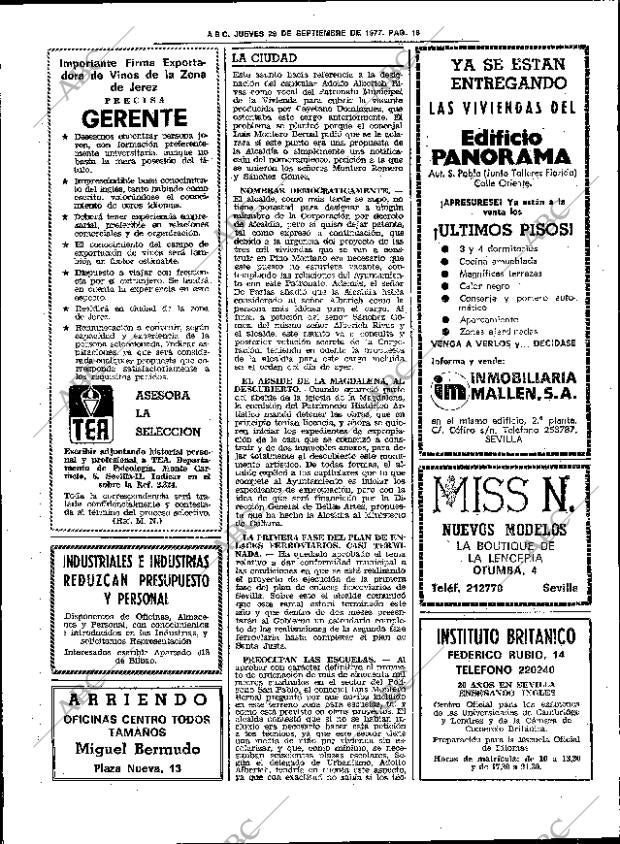 ABC SEVILLA 29-09-1977 página 26