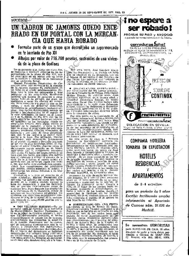 ABC SEVILLA 29-09-1977 página 31