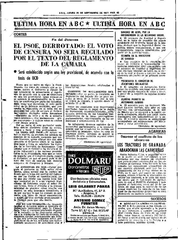ABC SEVILLA 29-09-1977 página 56