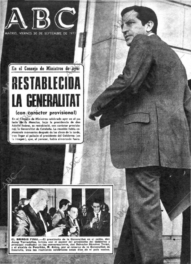 ABC MADRID 30-09-1977 página 1