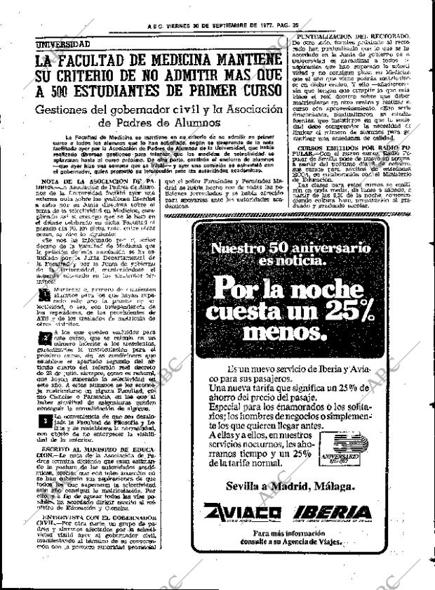 ABC SEVILLA 30-09-1977 página 33