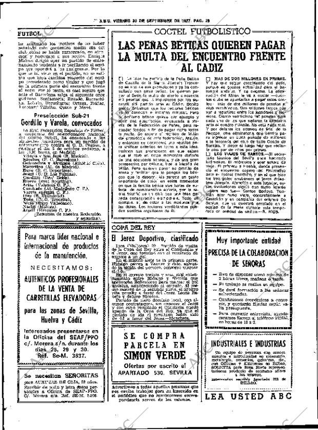 ABC SEVILLA 30-09-1977 página 36