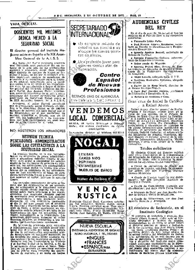 ABC MADRID 05-10-1977 página 28