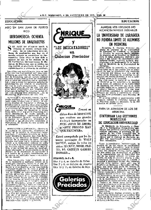 ABC MADRID 05-10-1977 página 38