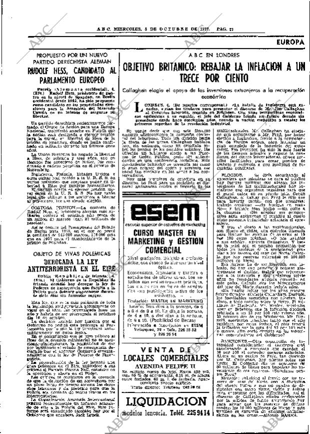 ABC MADRID 05-10-1977 página 43