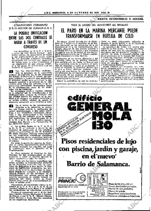 ABC MADRID 05-10-1977 página 61