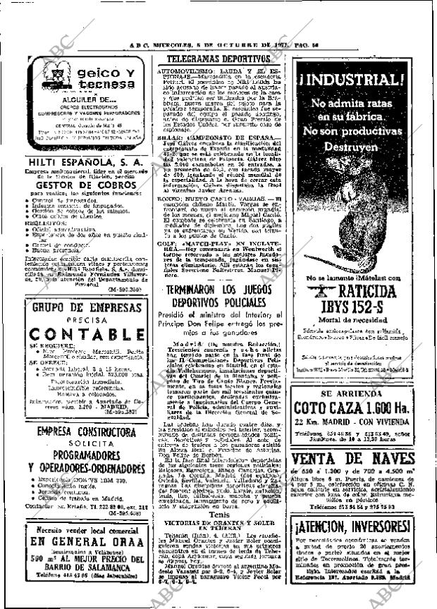 ABC MADRID 05-10-1977 página 72