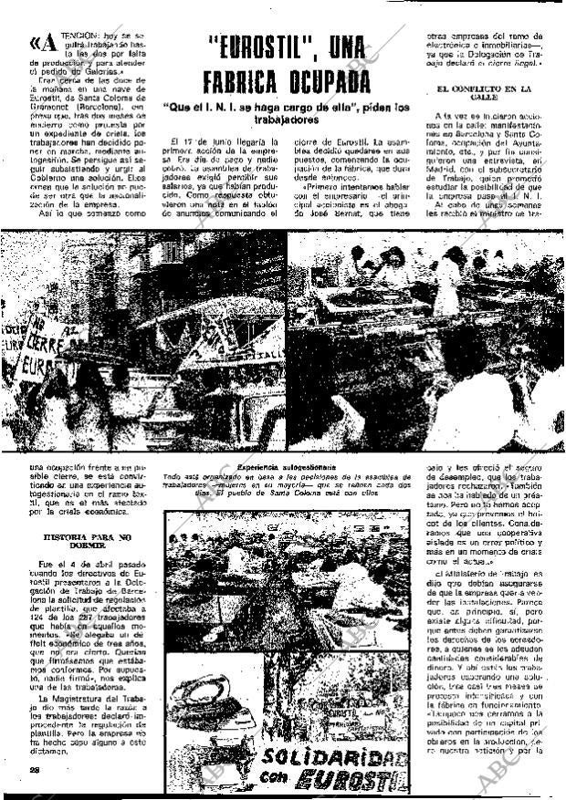 BLANCO Y NEGRO MADRID 05-10-1977 página 28