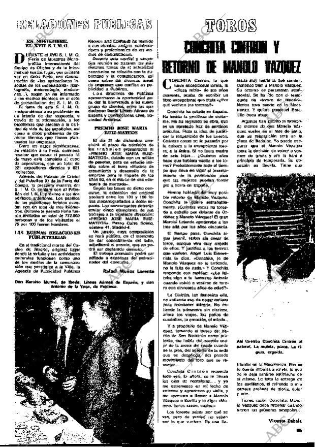BLANCO Y NEGRO MADRID 05-10-1977 página 65