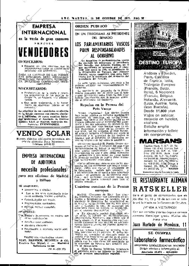 ABC MADRID 11-10-1977 página 38