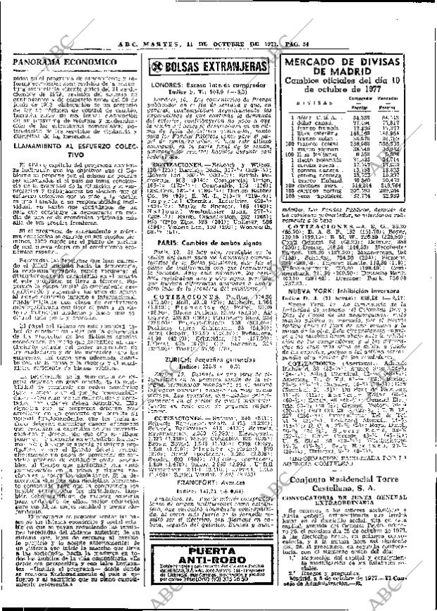 ABC MADRID 11-10-1977 página 70