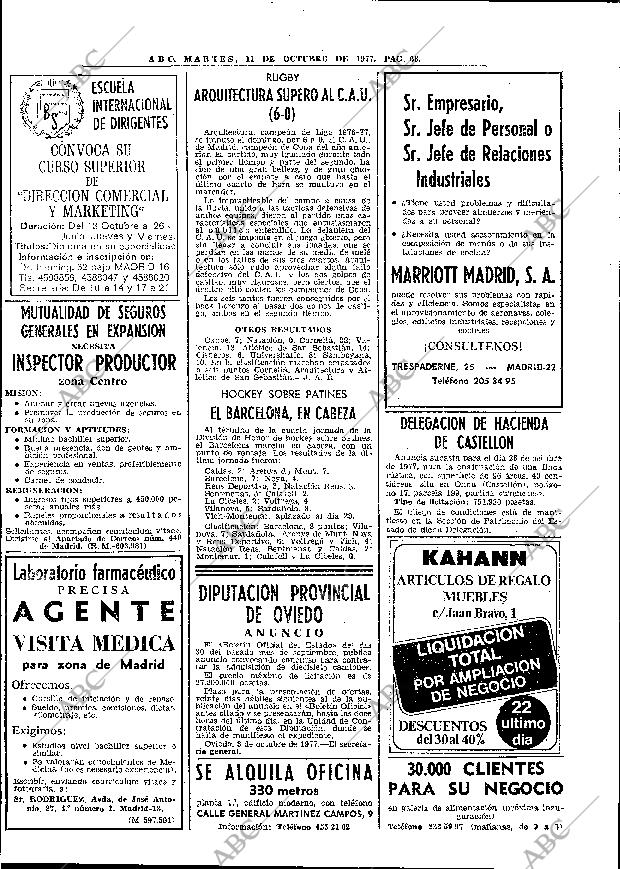 ABC MADRID 11-10-1977 página 82