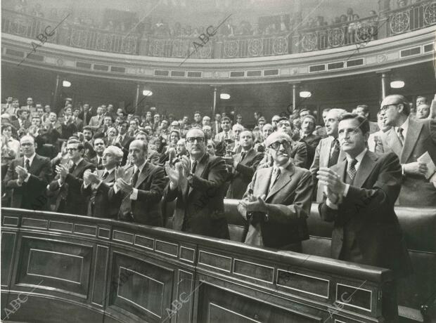 Adolfo Suárez, Manuel Gutiérrez Mellado, Enrique Fuentes Quintana, Francisco...