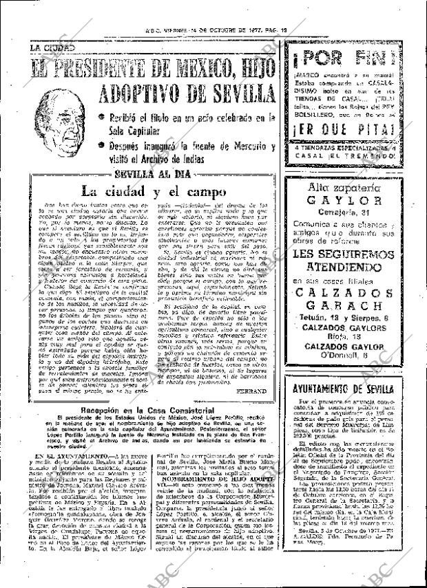 ABC SEVILLA 14-10-1977 página 27