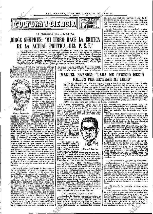 ABC MADRID 18-10-1977 página 61