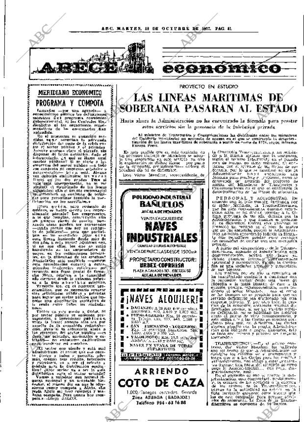 ABC MADRID 18-10-1977 página 67