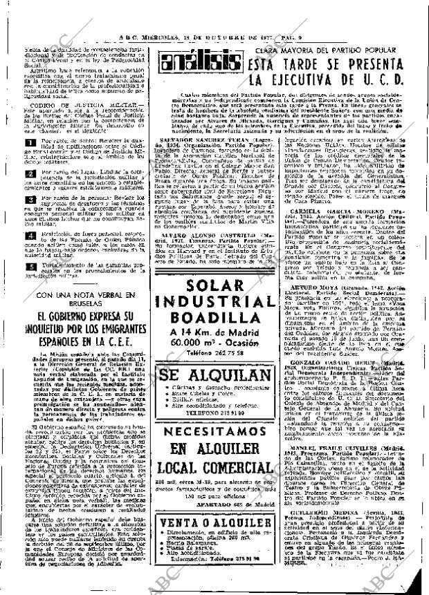 ABC MADRID 19-10-1977 página 25